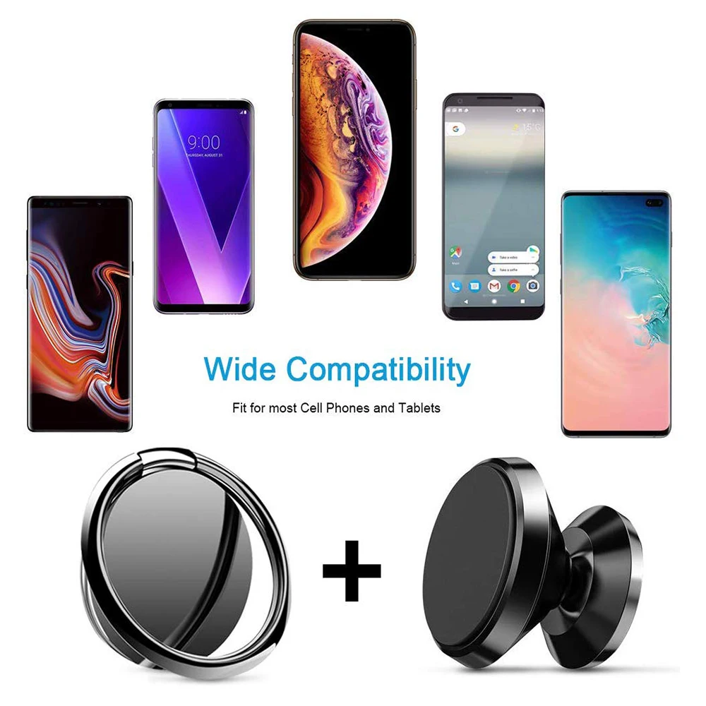 Держатель-кольцо для мобильного телефона с поворотом на 360 градусов