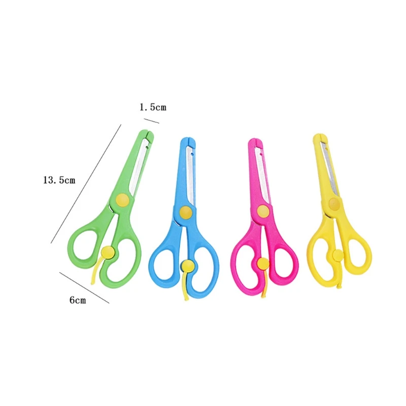 

A Variety of Colors Optional Student Scissors 13.5cm Length Children's Scissors