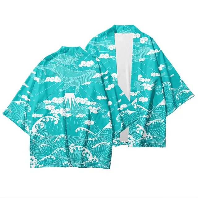 Dragon Kimono Japanese Traditional Kimonos Men Women Harajuku Casual Samurai Costume Yukata Haori Asian Cardigan | Тематическая