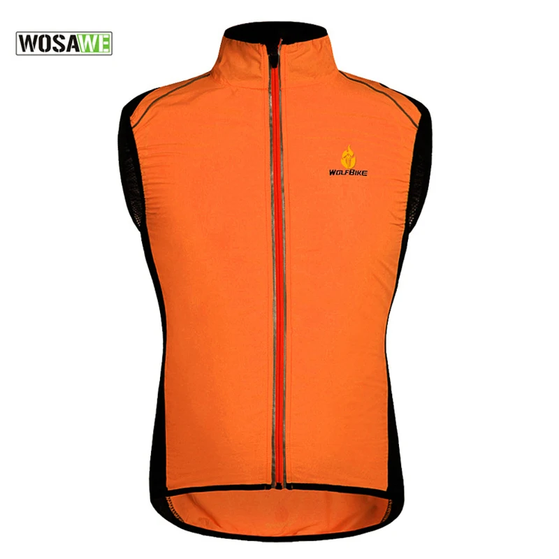 WOSAWECycling жилет для велосипеда велосипедный жилет светоотражающий дышащий ветрозащитный велосипедная спортивная одежда без рукавов Джерси куртка