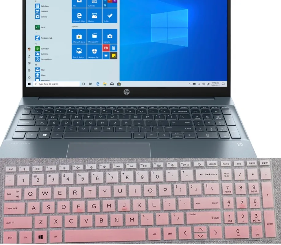 Laptop Keyboard Cover skin For 15.6