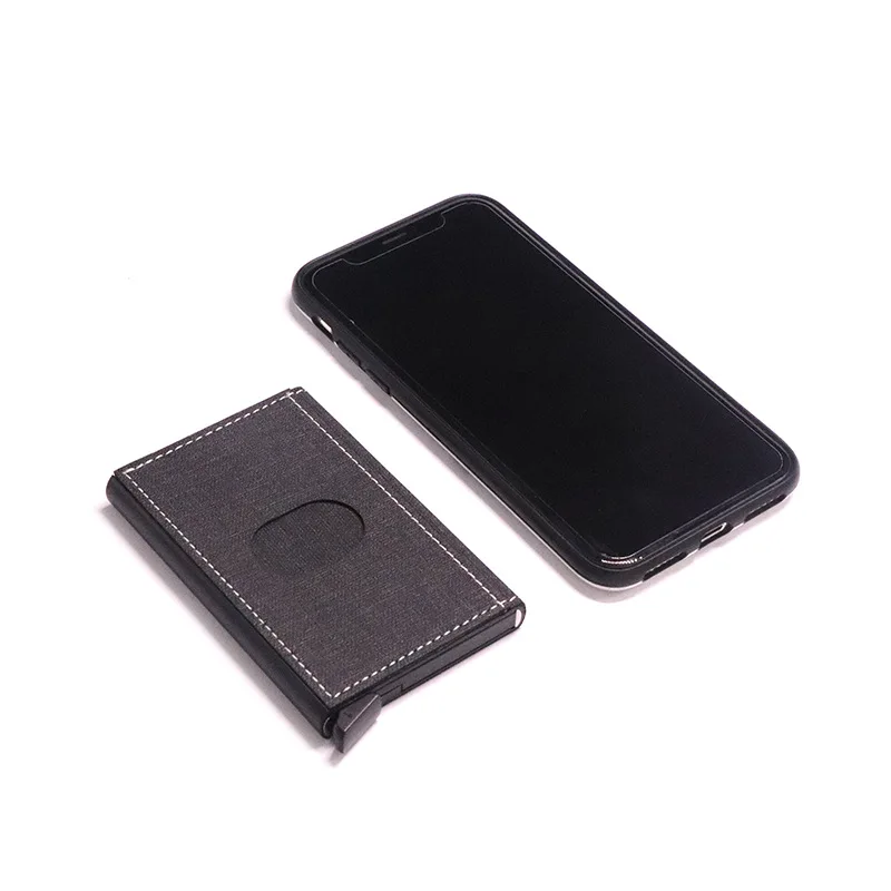 BISI GORO новый смарт-кошелек бизнес один держатель для карт Rfid кошелек Алюминиевый