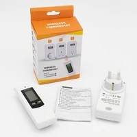 timer socket thermostat digital temperature controller socket outlet with timer switch sensor probe heating euuk 220 250v wk02