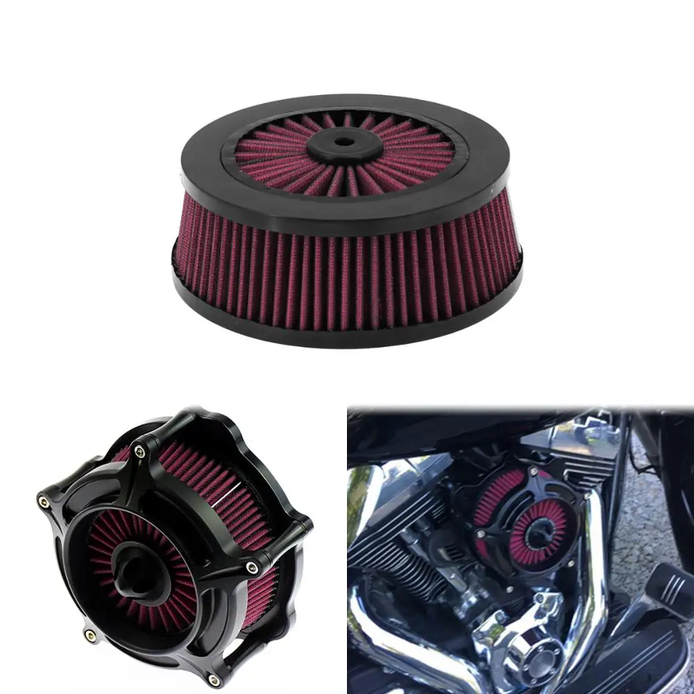 Красный воздухоочиститель впускной фильтр основной элемент Repalecment для Harley Sportster