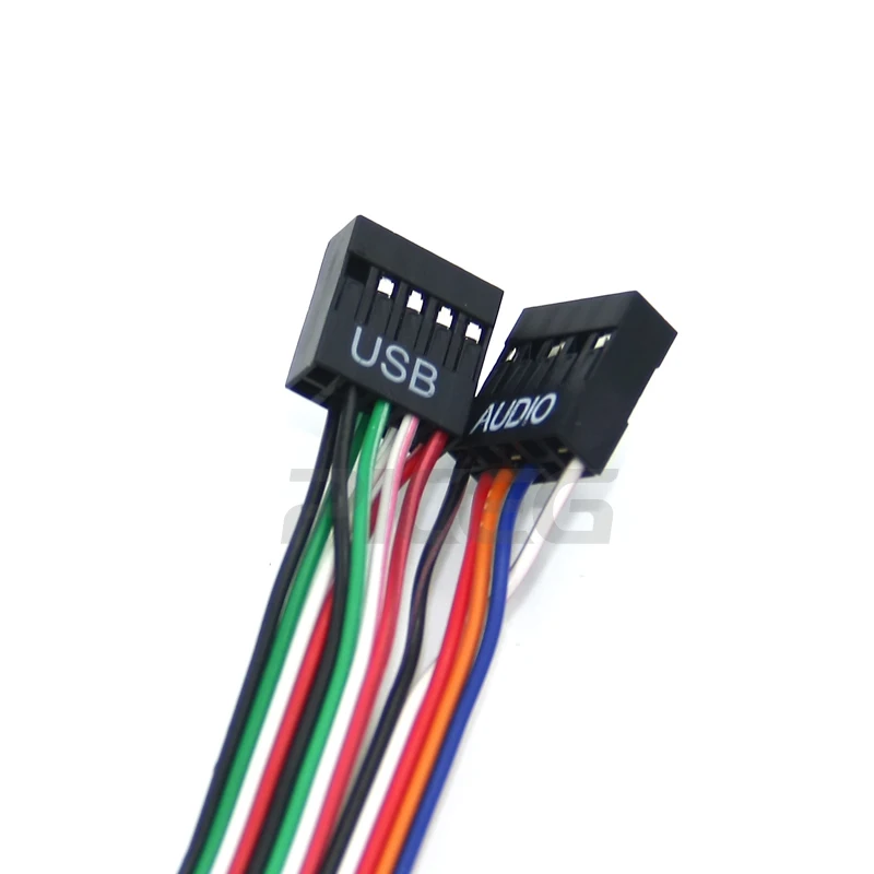 10 шт. Usb коннектор 3 5 6 8 см|cable computer|usb frontusb front panel |