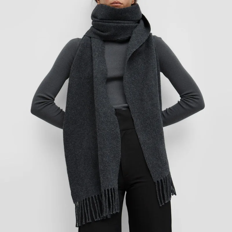 Free Shipping Sweden Brand TOT** Solid Simple Design Wool Shawl Fashion Luxury Women Pashmina Wraps