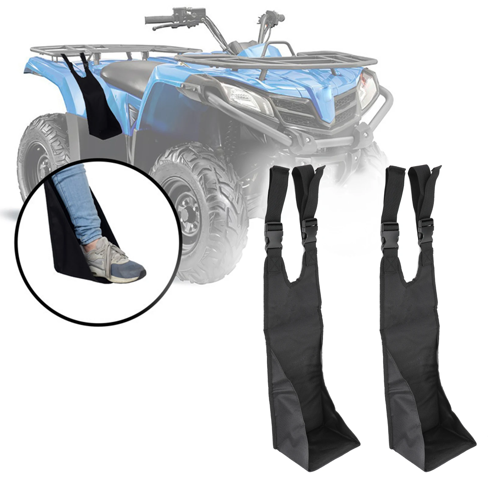 Areyourshop Universal For Polaris Sportsman 400 500 800 850 for Yamaha for CAN-AM ATV UTV Footrest Rear Passenger Foot Pegs