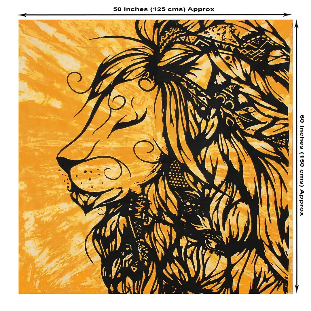 Индийская ручная работа галстук краситель настенный гобелены украшение большой