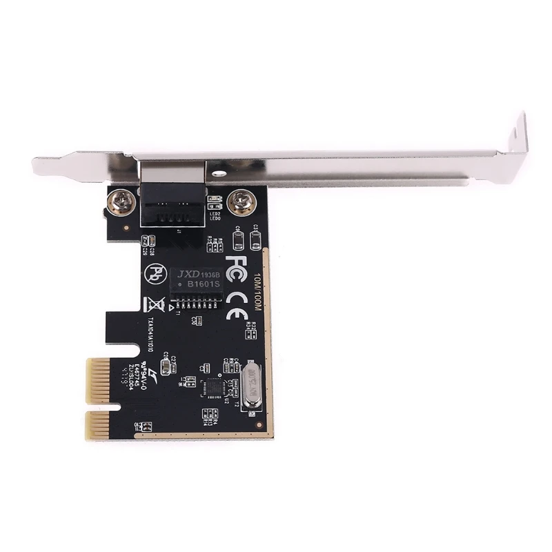 100 м Сетевая карта Realtek/RTL8106E PCI-E сетевая Рабочая контроллера/Plug and Play/ Ethernet