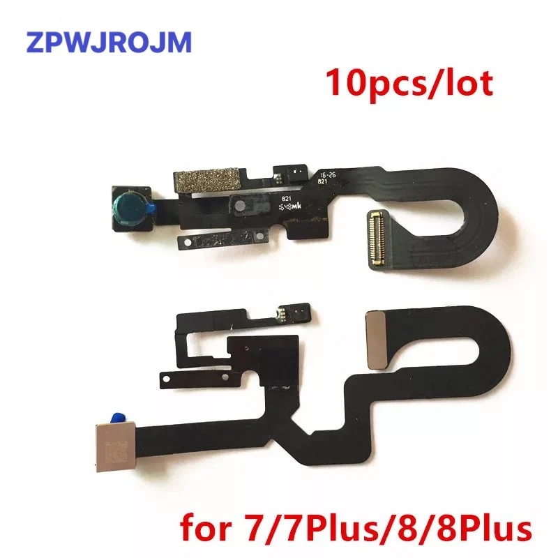 

10pcs Front Camera Proximity Light Sensor Flex Cable for iPhone 7 8 Plus 5.5'' 7+ Facing Small Cam Replacement Parts