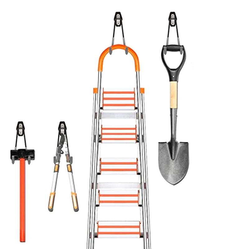 Гаражные настенные крючки стальные усиленные детали двойные сверхмощные