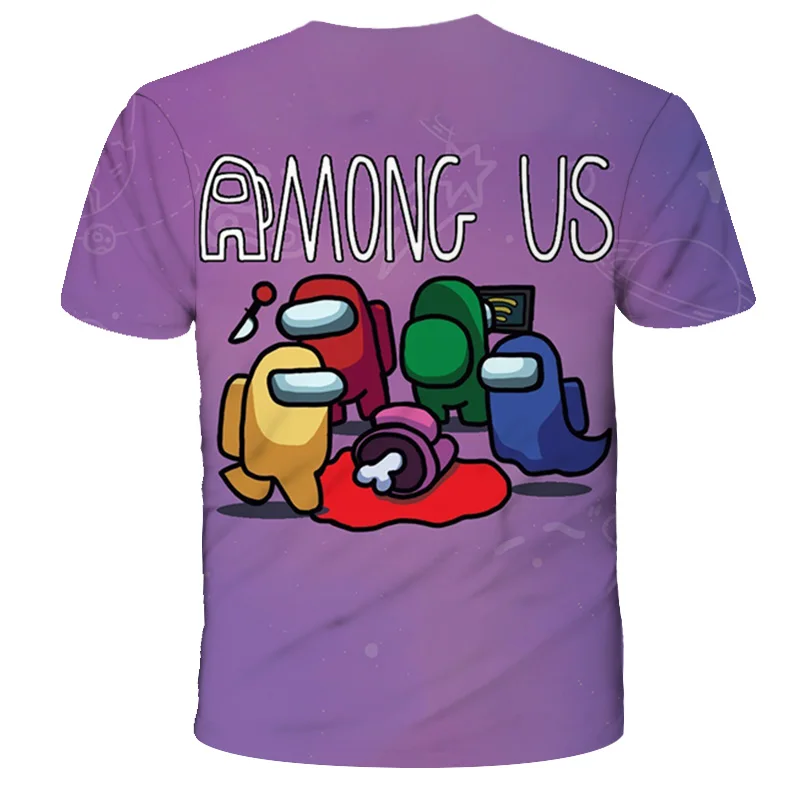 

2021 3D A3D Ong-Us - Cartoon T Shirt for Kids Aonongus- Fun Short Sleeve Kids Shirt for Boys & Girls Summer