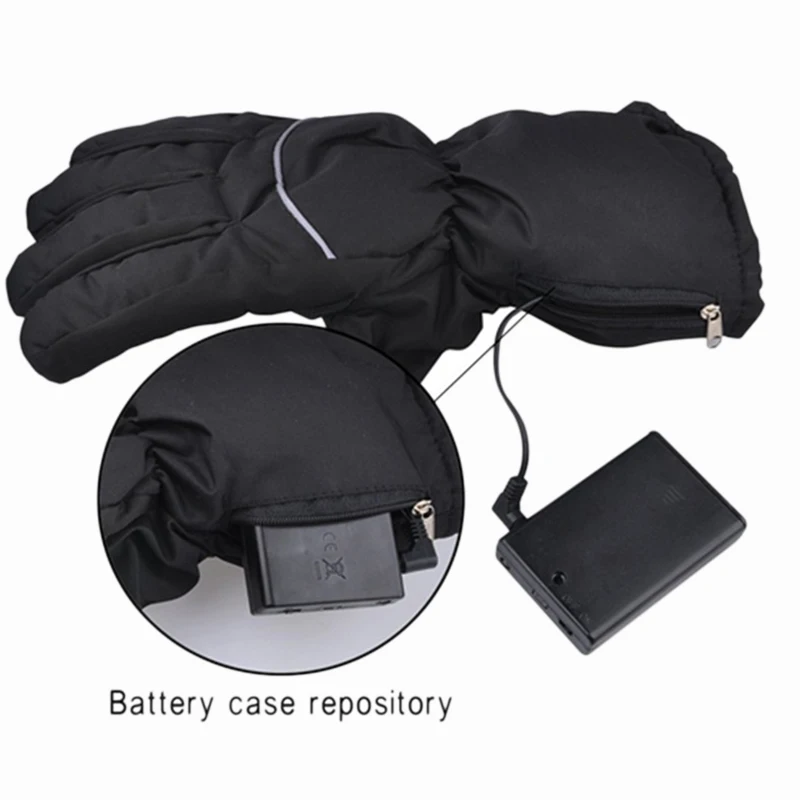 

Battery Heated Gloves Touchscreen Winter Warmer Gloves Waterproof Motorcycle Skiing