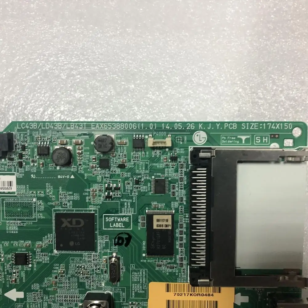 Тестовая работа для LG 42LB5610/47LB5610 материнская плата EAX65388003(1,0) EAX65388006