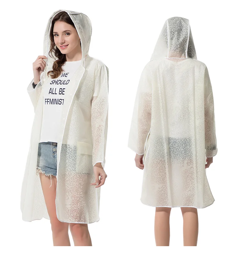 Женский дождевик Yuding универсальный для девочек пончо Водонепроницаемый модный