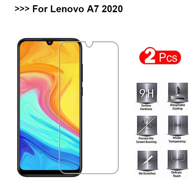 2 шт. 100% оригинальное Настоящее стекло Lenovo A7 2020 закаленное Защита экрана для A 7 6 09