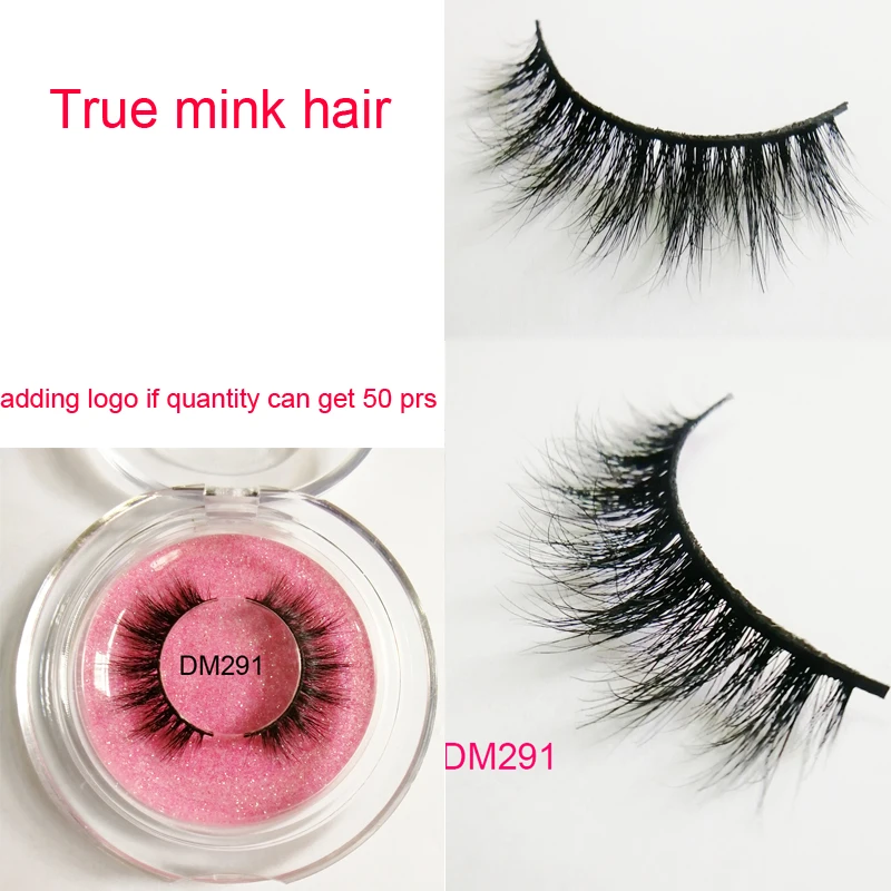 3D 100% норковые ресницы настоящие волосы Накладные полосы Толстые Поддельные