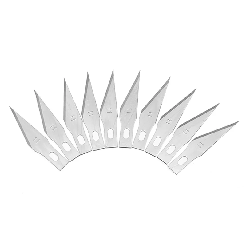 1 комплект металлический скальпель резак + 10 сменных лезвия для резьбы по дереву