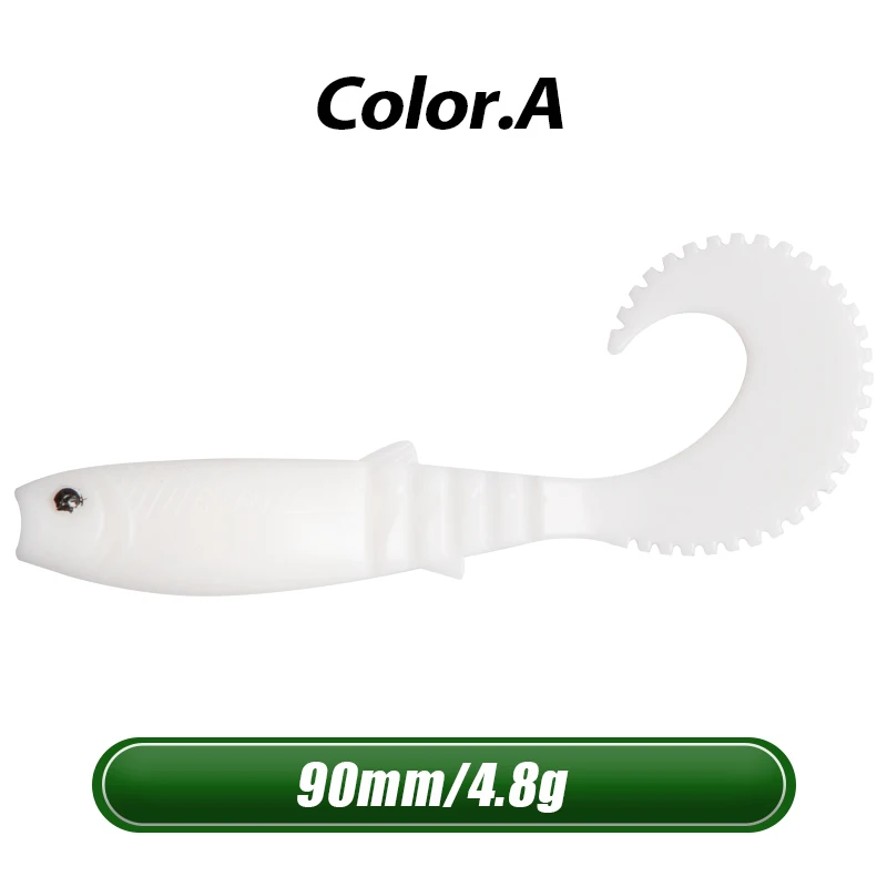 72A 10pcs 3.15in 3D Shad Swimbait для рыболовных приманок, подходит для всех видов буровых снастей, приманки, искусственные приманки - Цвет: 72A 10pcs