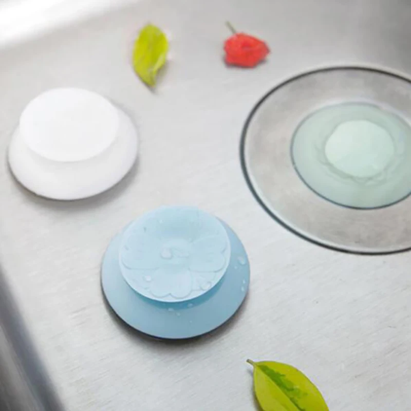 

Shower Drain Stopper Floor Drain Rubber Circle Silicone Plug For Shower Bathtub Plug Bathroom Leakage-proof Drain Sink Basin