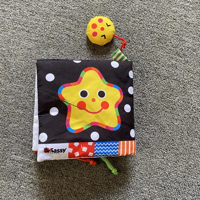 Многофункциональная игрушка-пазл 3D Sun Flower книга из ткани для детей на японском