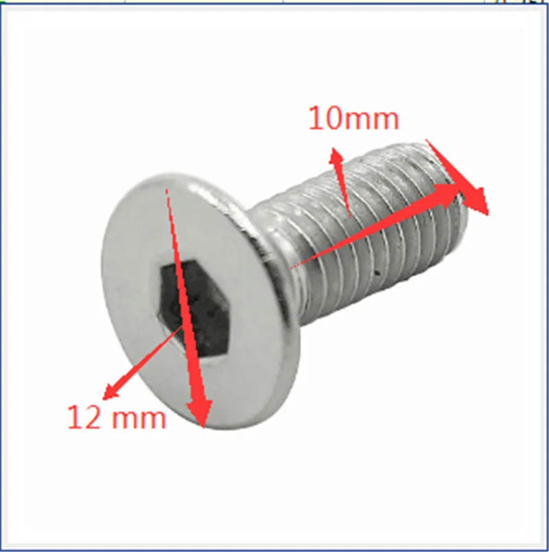 10 х тормозной дисковые винты для ротора болты из нержавеющей стали Audi A1 A2 A3 A4 A5 A6