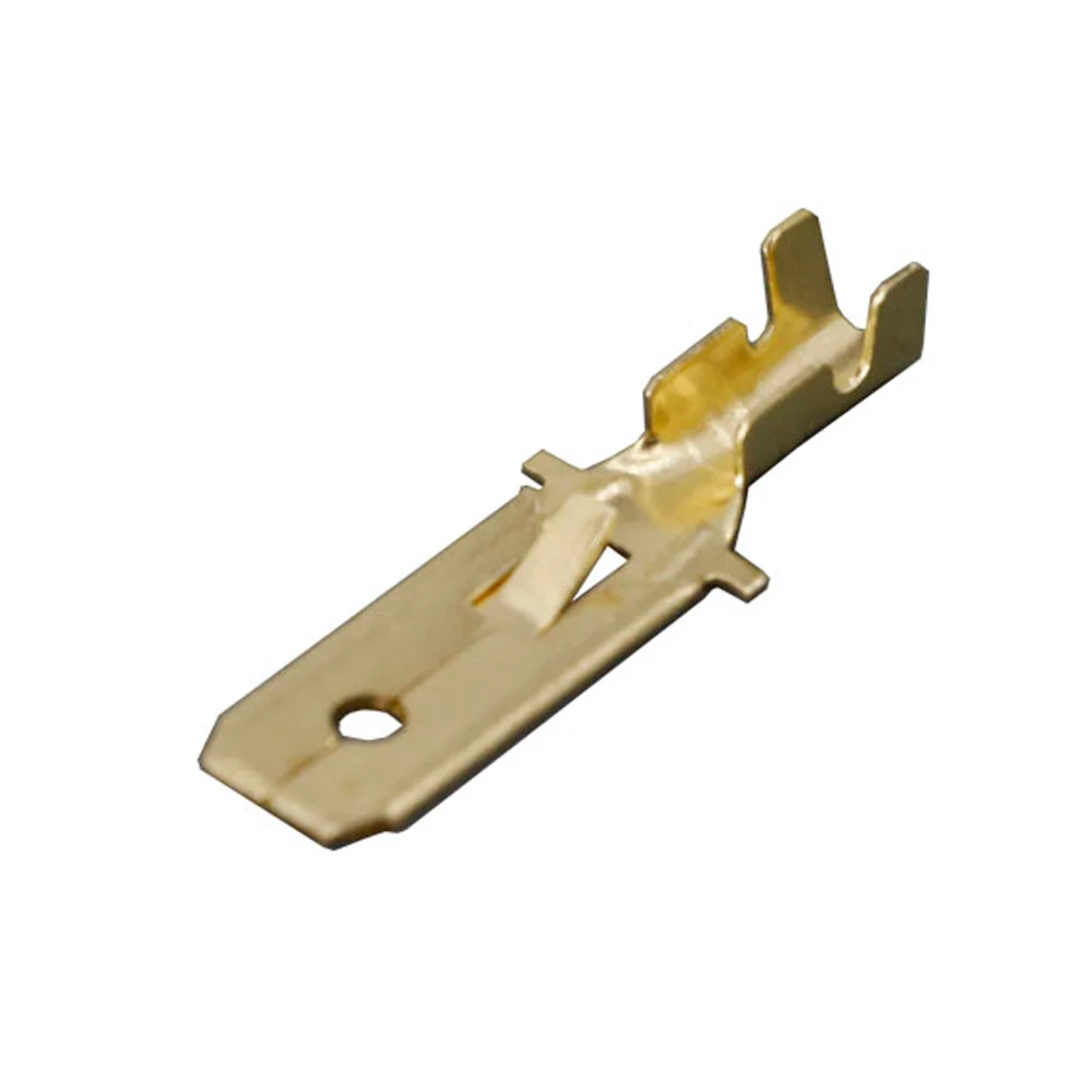 100 шт. обжимные клеммы 6 3 мм|terminal copper|crimp terminal6.3mm crimp terminal |