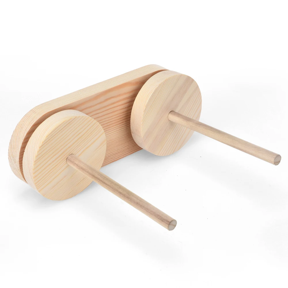 Держатель для пряжи катушка из цельной древесины подставка хранения шпинделя