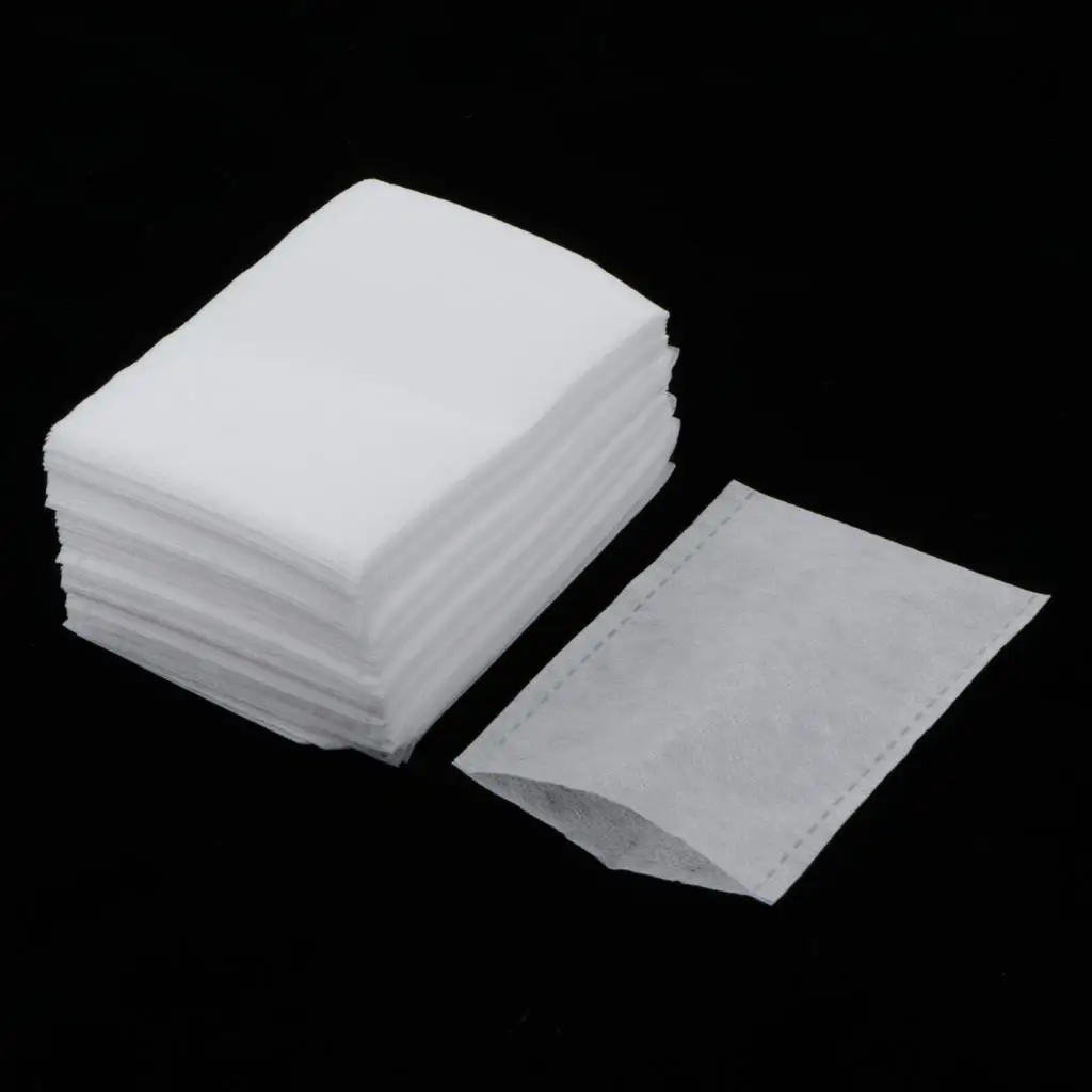 100x Empty Tea Filter Bags Disposable Infuser for Loose Leaf Herb Soup and Coffee | Infusers