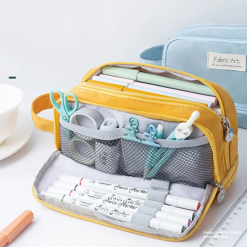 Чехол для канцелярских принадлежностей большой емкости многофункциональный