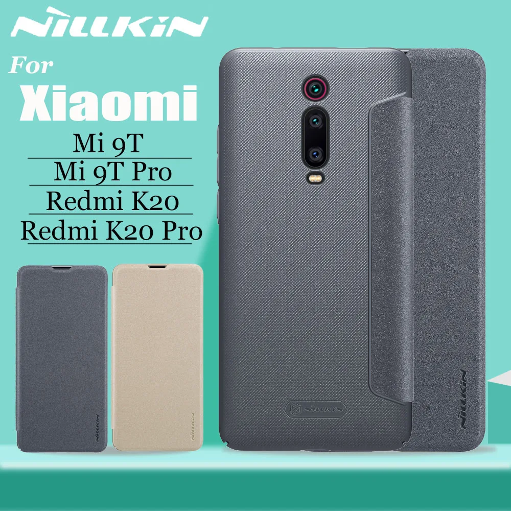 Для Xiaomi mi 9T Pro чехол Nillkin Супер тонкий жесткий пластиковый кожаный чехол для телефона чехол-книжка для Xiao mi Red mi K20 Pro Capa