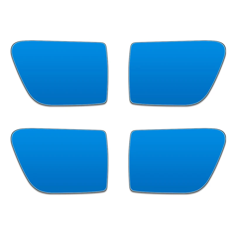 4 шт. декоративные наклейки на дверную ручку автомобиля из нержавеющей стали для