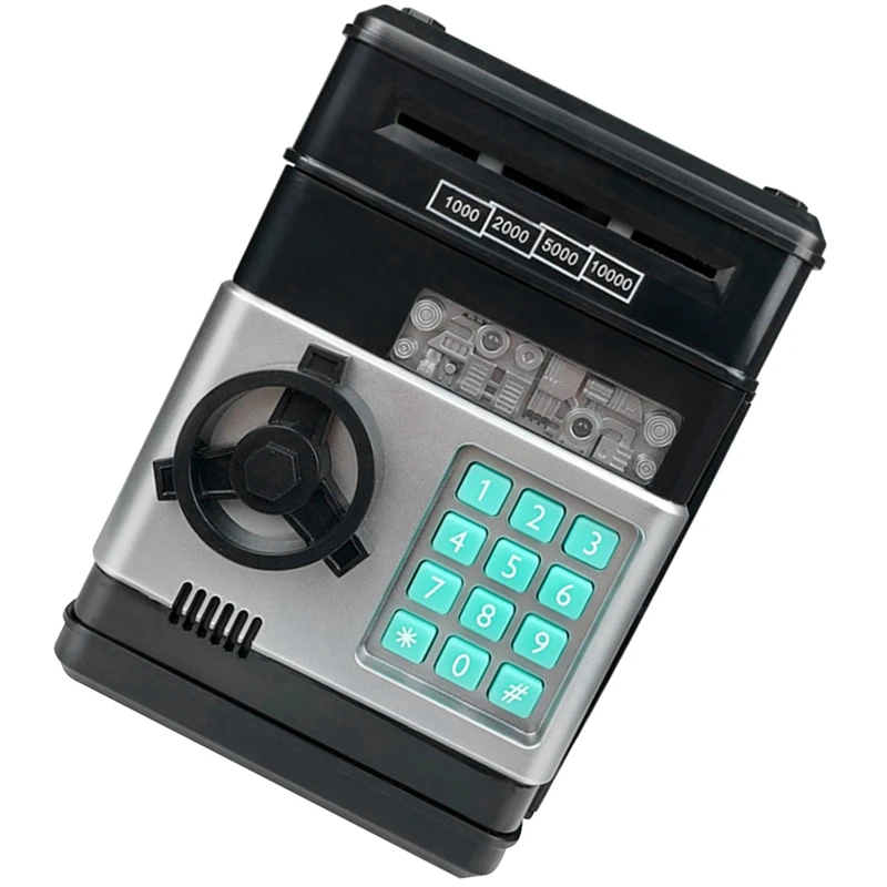 Электронная Копилка-Банкомат с паролем коробка для денег монет сохранения