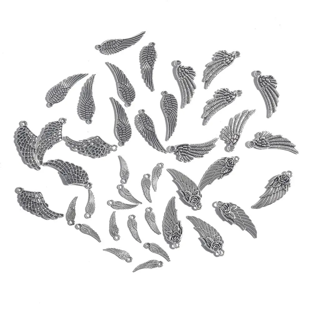 Оптовая продажа искусственные подвески в стиле ретро виде ангела бусины