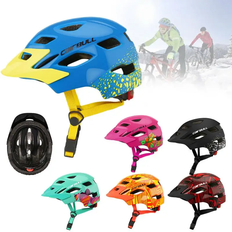 

Cairbull Kid's Helmet with Taillight Teen's Cycling Heltmets Skating Riding Balance Car Anti-Collision Children's Helmet NEW