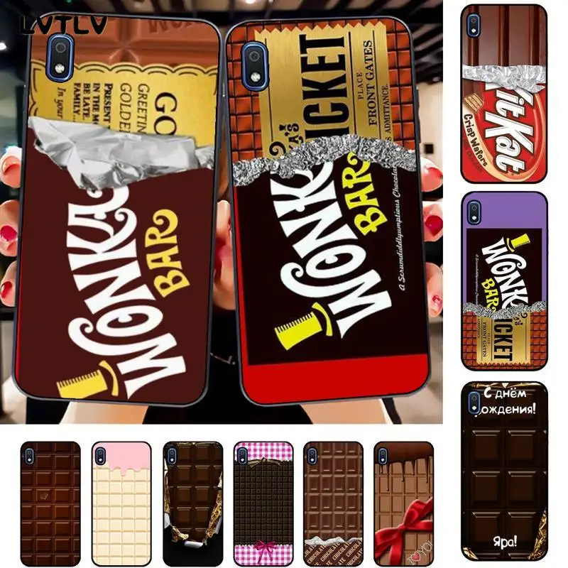 Вилли Вонка Бар с Золотой билет шоколадный батончик чехол для телефона Samsung A10 20s 71