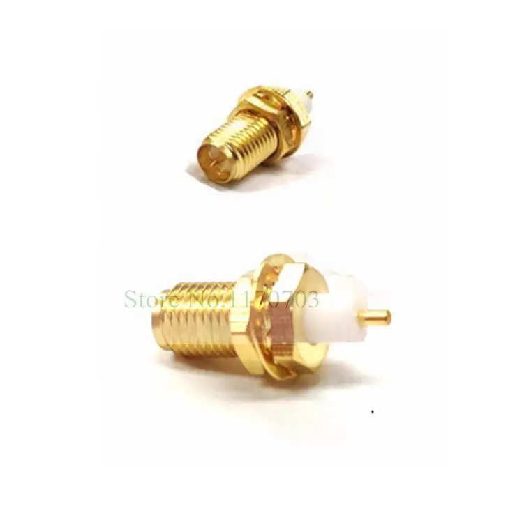 10 шт. РЧ коаксиальный стеновых панелей монтажный крепеж 50ohm SMA/RP SMA со штекера на