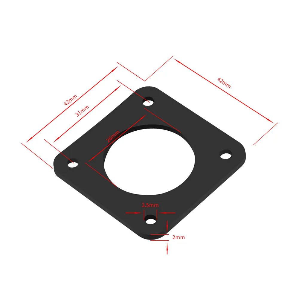 Силиконовый амортизатор Nema 17 Stepper гаситель двигателя изолятор Reprap 42 для