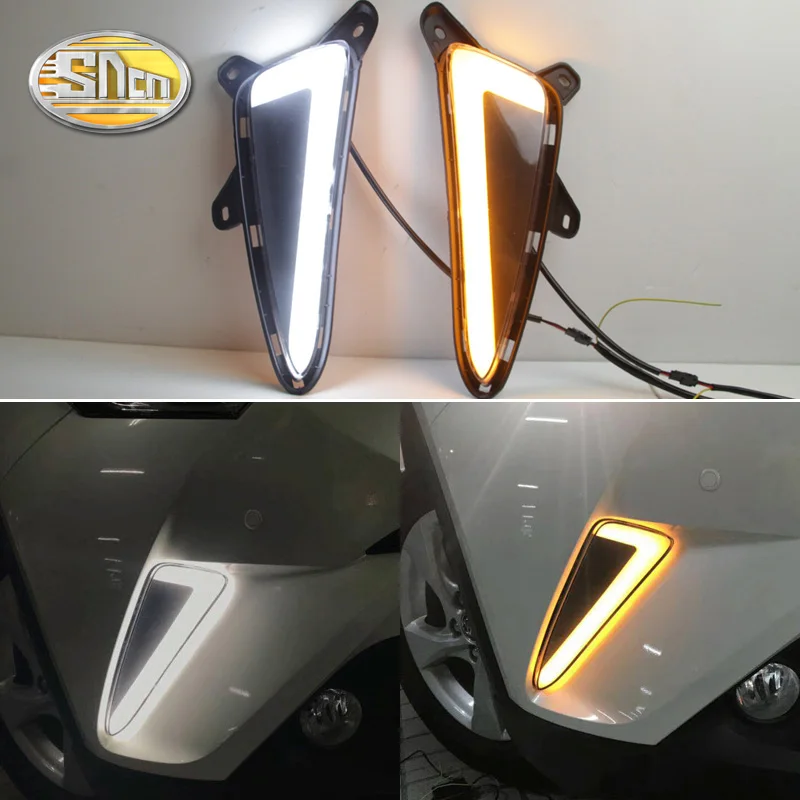 Для Toyota CHR C HR 2017 2018 светодиодный дневный ходовой светильник противотуманная фара