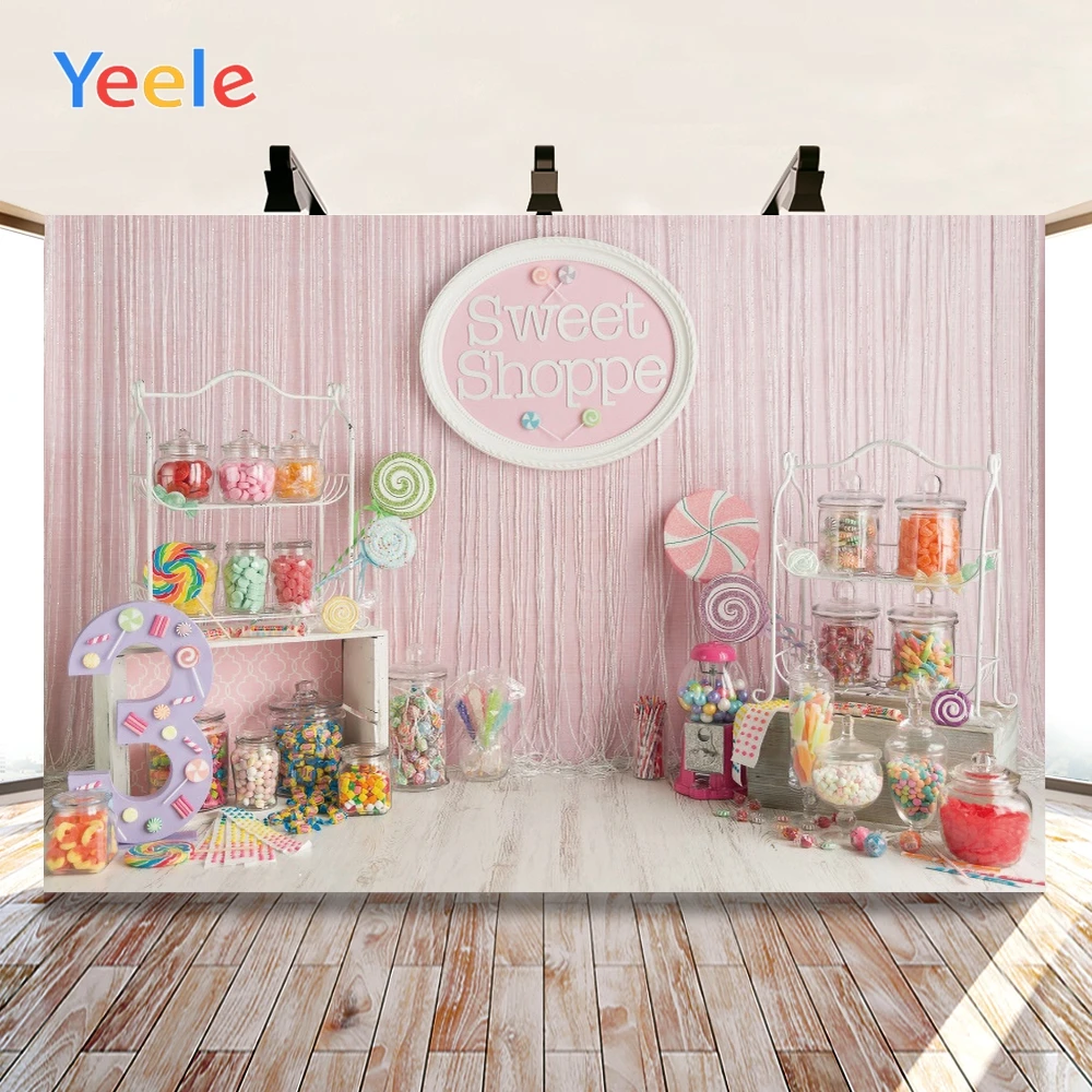 Фон для фотосъемки Yeele Виниловый фон детской в день рождения с изображением