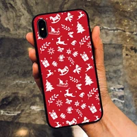 lovely christmas gift phone case for iphone 12 13 mini 11 pro max xs cartoon mobile shell se 2020 10 xr x 8 7 6s 6 plus 5s cover