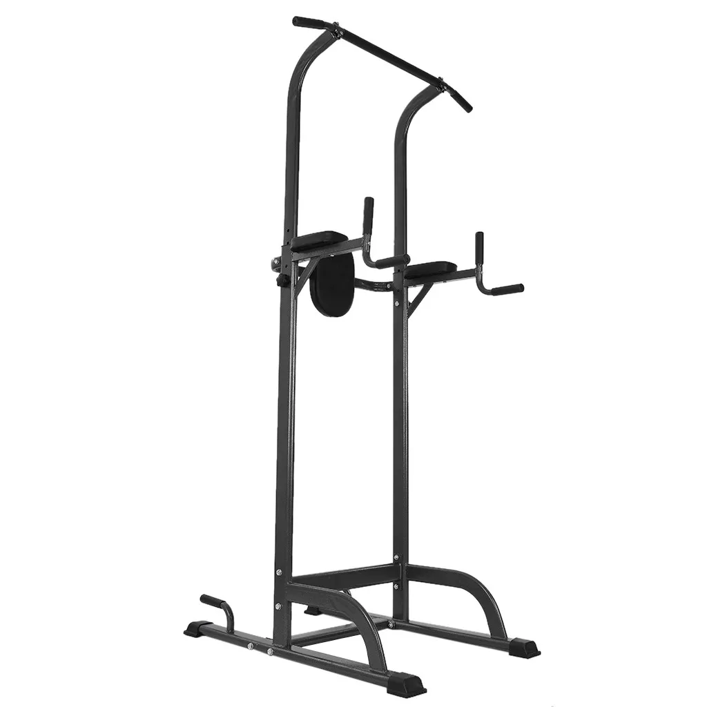 

Power Tower Heavy Duty Chip Up Bar Dip Station For Full Body Strength Training Home Gym Workout Fitness Equipment