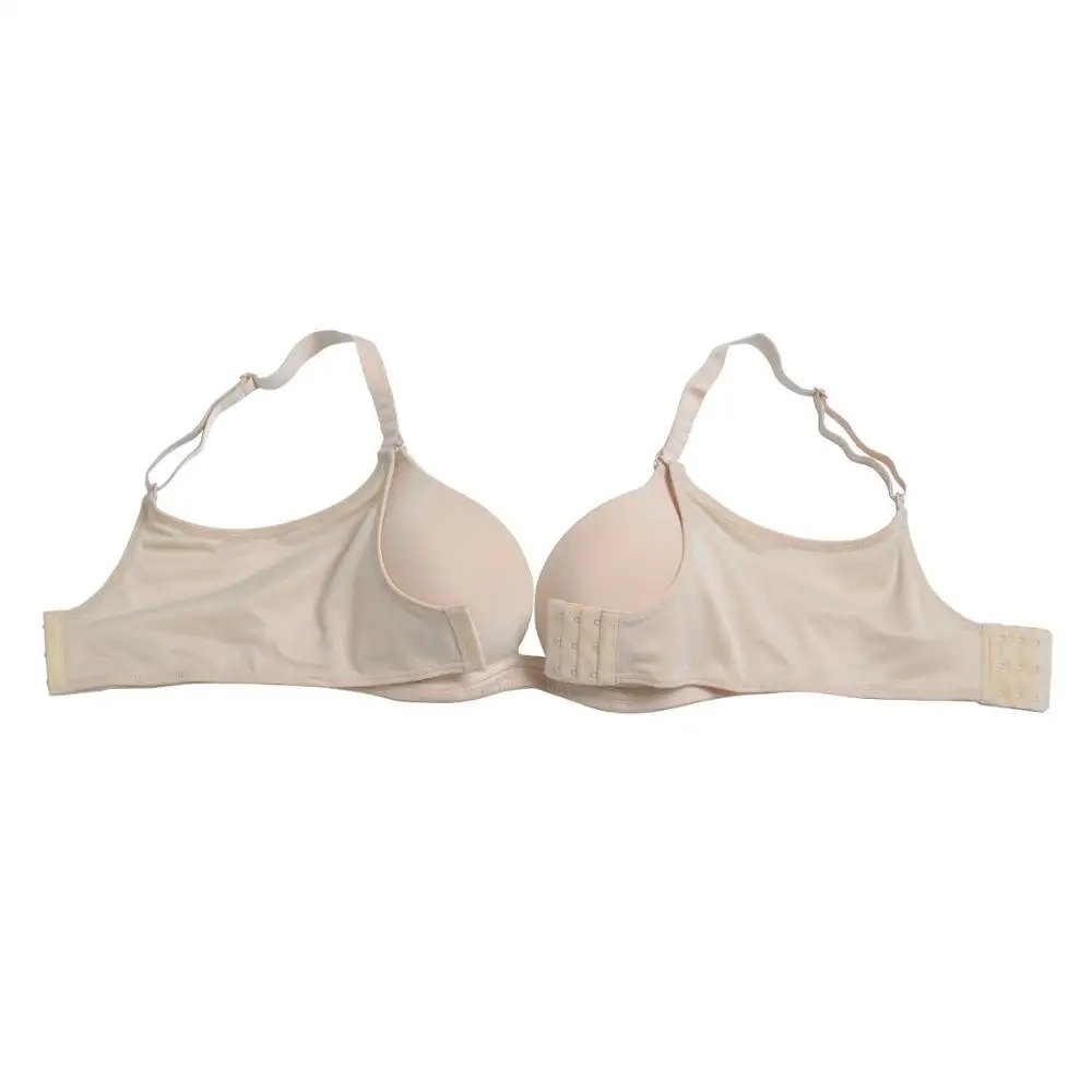 Женские бюстгальтеры пуш-ап тонкие с застежкой спереди и сзади прочные