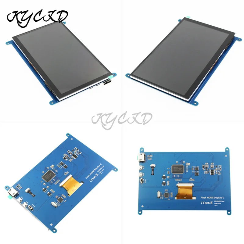 7-дюймовый 1024*600/800*480 IPS емкостный сенсорный экран HDMI-совместимый ЖК-дисплей