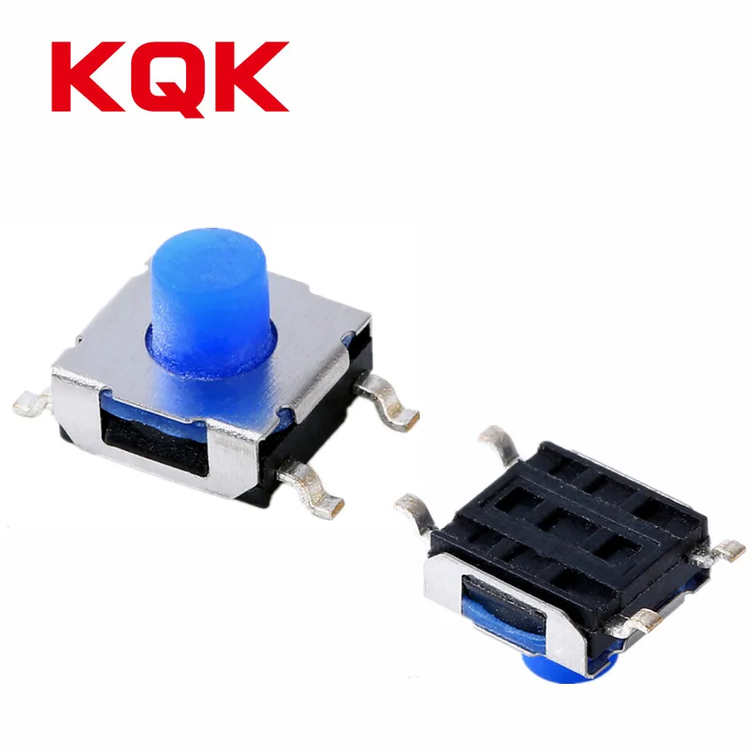 Синий силиконовый сенсорный выключатель света микро-кнопка сброса 6 2*6 2 высокая