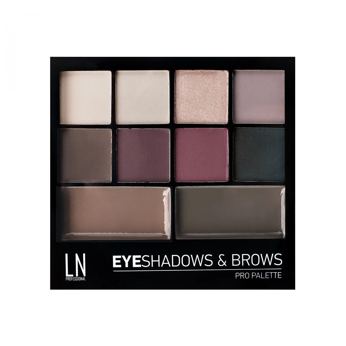 LN Professional Набор для глаз и бровей тени воск Pro Palette
