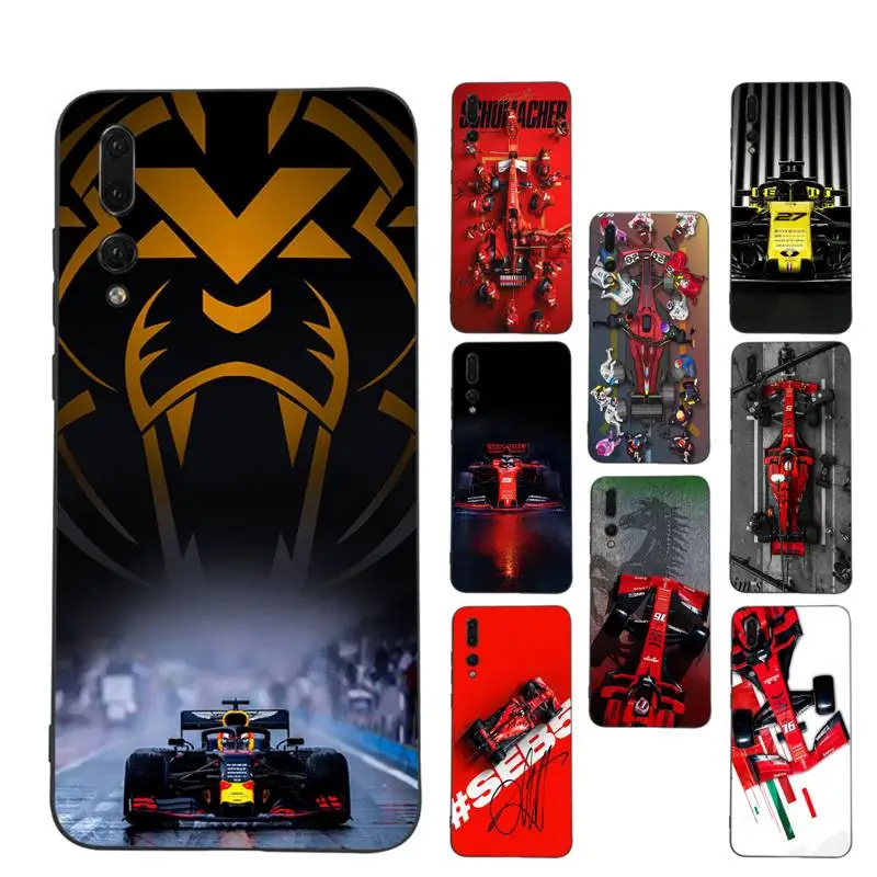 

Formula 1 Phone Case Soft Silicone Case For Huawei p 30lite p30 20pro p40lite P30 Capa