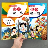newest hot special training exercises for the first grade chinese and mathematics synchronous workbook anti pressure livros
