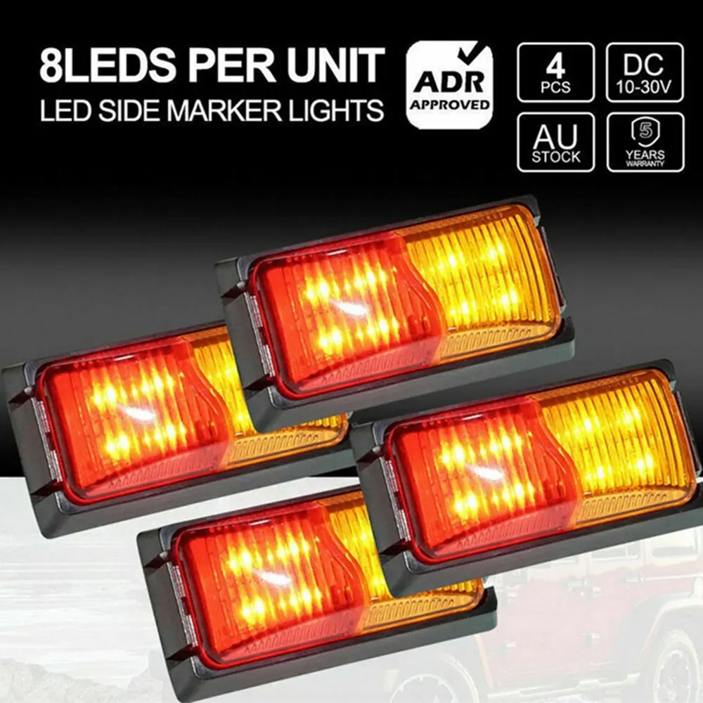 8 светодиодов автомобильный Грузовик задний сигнальный светильник сигнальные