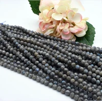 6 10mm natural faced blue flash light labradorite round stone beads for diy bracelet necklace jewelry making strand 15